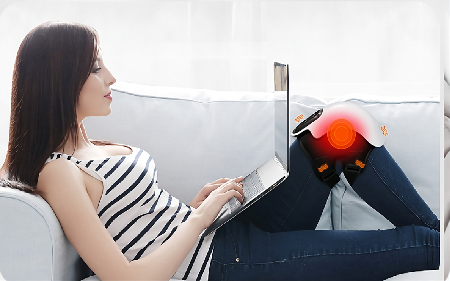 Heated Knee Massager – Relaxation & Comfort Device