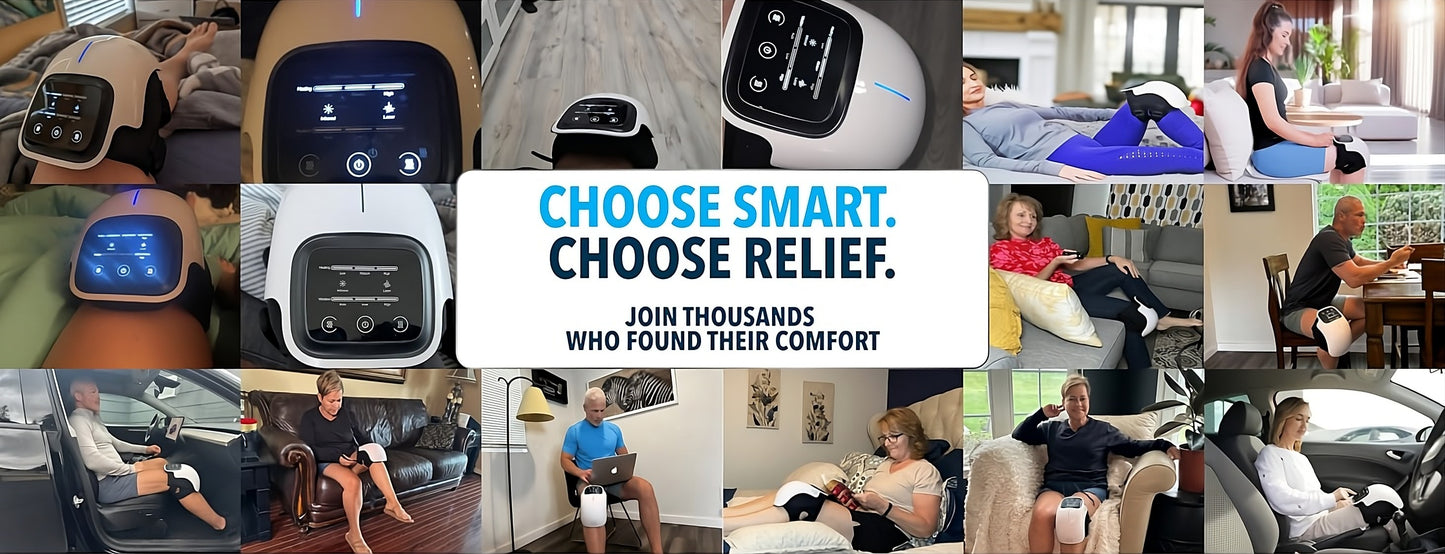 Heated Knee Massager – Relaxation & Comfort Device